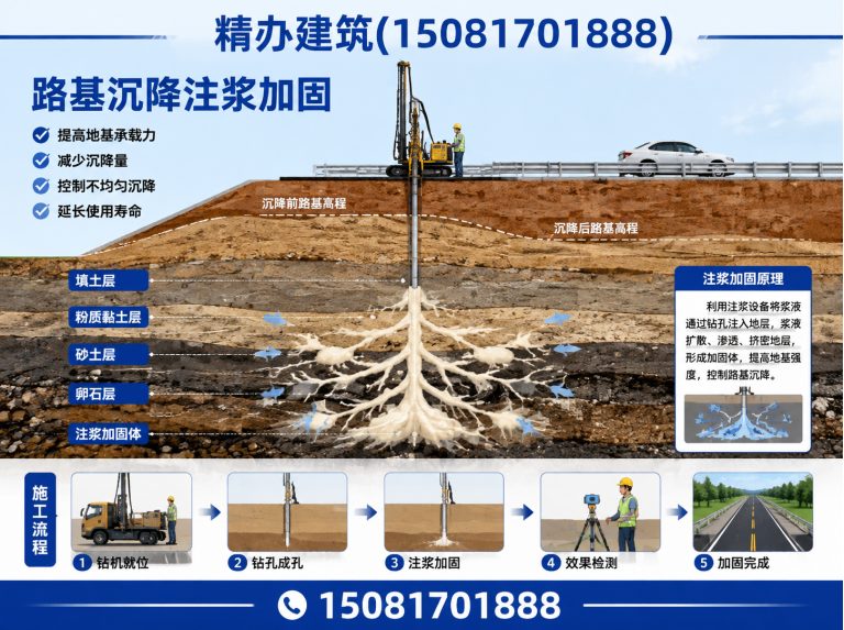 峰峰矿区回填土下沉注浆展示图